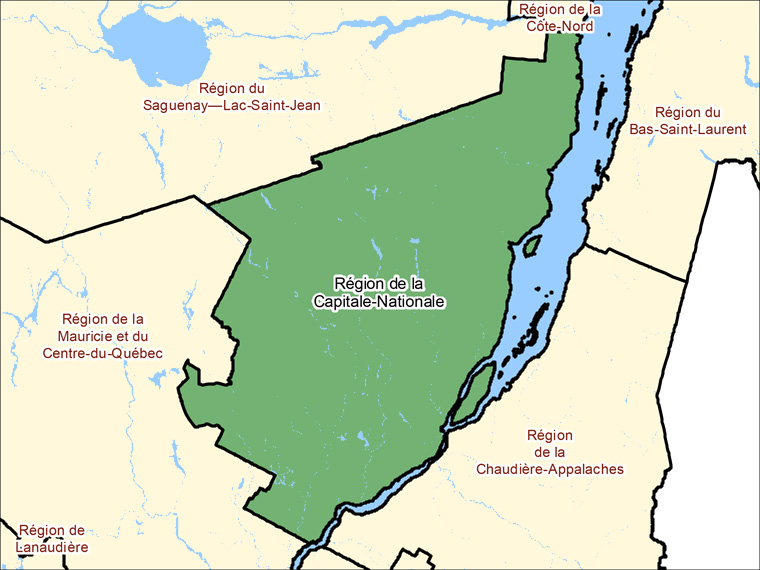 Map: 2403, Health region (shaded in green)