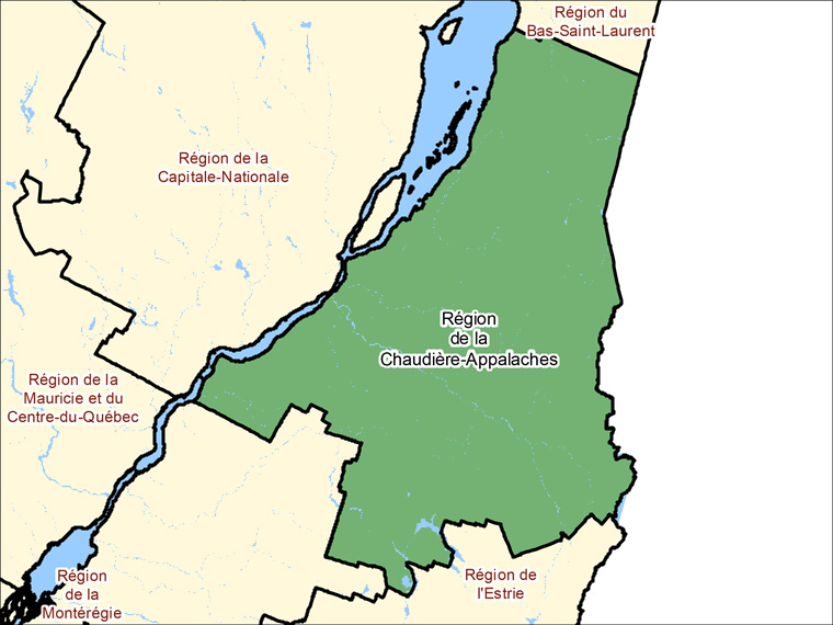 Map: 2412, Health region (shaded in green)